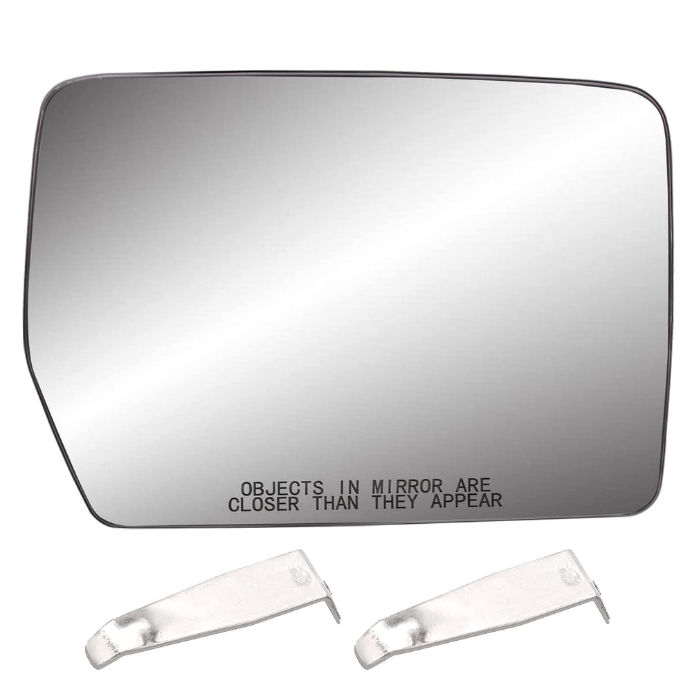 Yikesai passenger right heated mirror glass with Ford F-150 fitment for improved visibility.