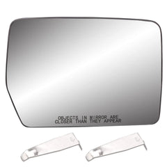 Yikesai passenger right heated mirror glass with Ford F-150 fitment for improved visibility.