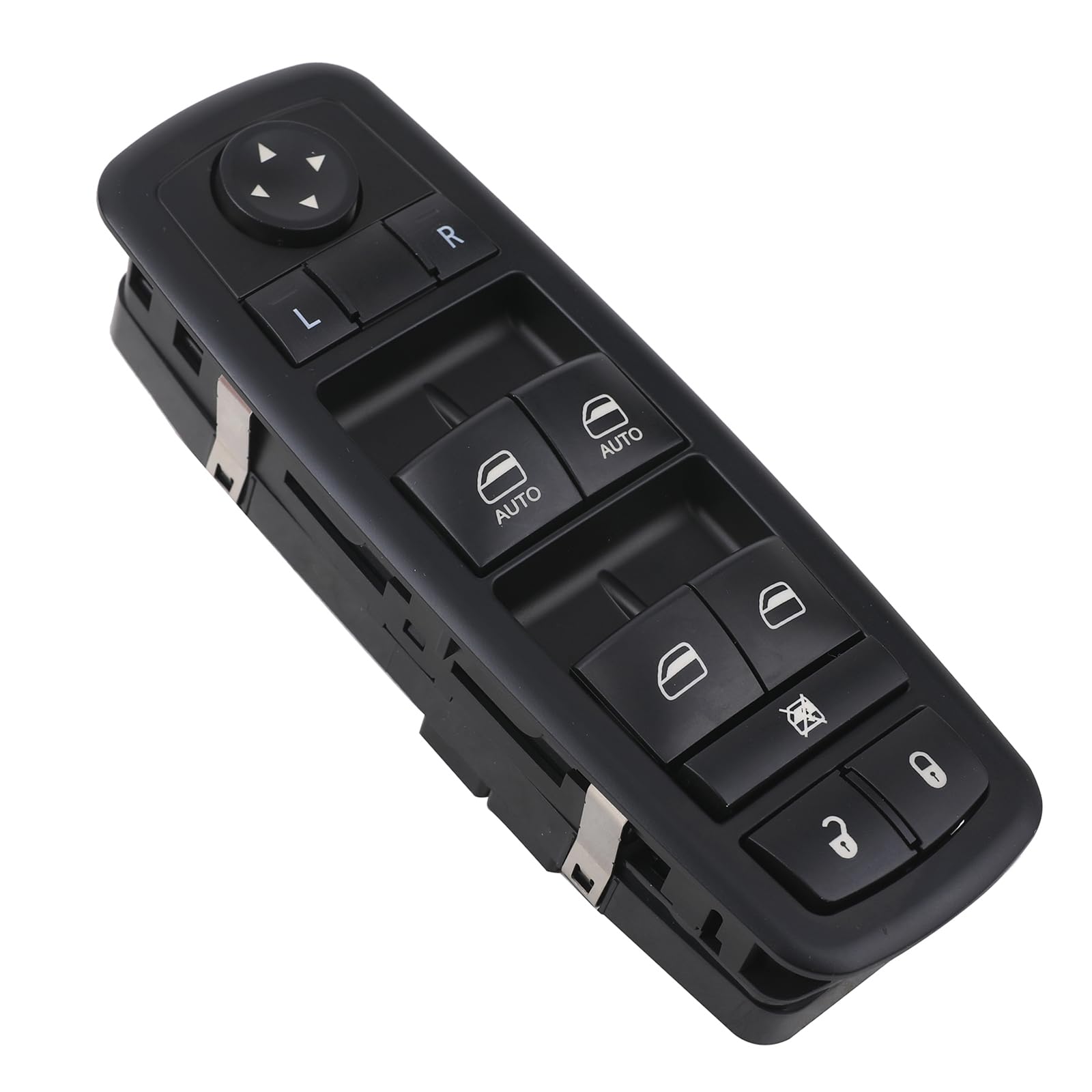 Yikesai Power Master window switch driver-side bezel with blue illumination for easy replacement.