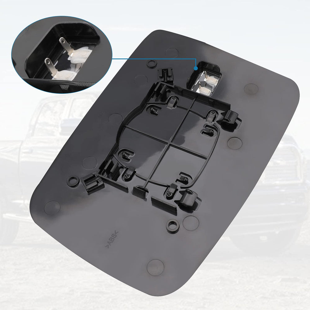 Yikesai right-side heated mirror glass helps quick dry and defog on the road