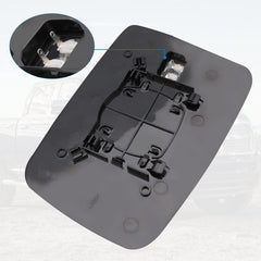 Yikesai right-side heated mirror glass helps quick dry and defog on the road