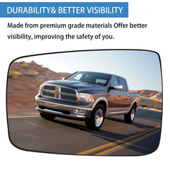 Yikesai snap-on heated mirror glass for quick Ram installation