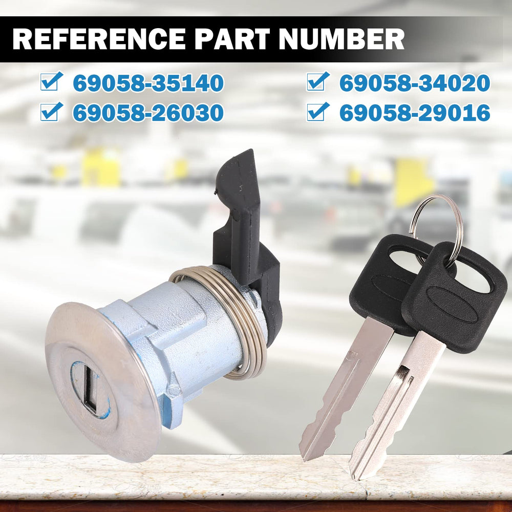 Yikesai Toyota Tacoma fuel door lock fitment allows direct, OEM-style replacement.