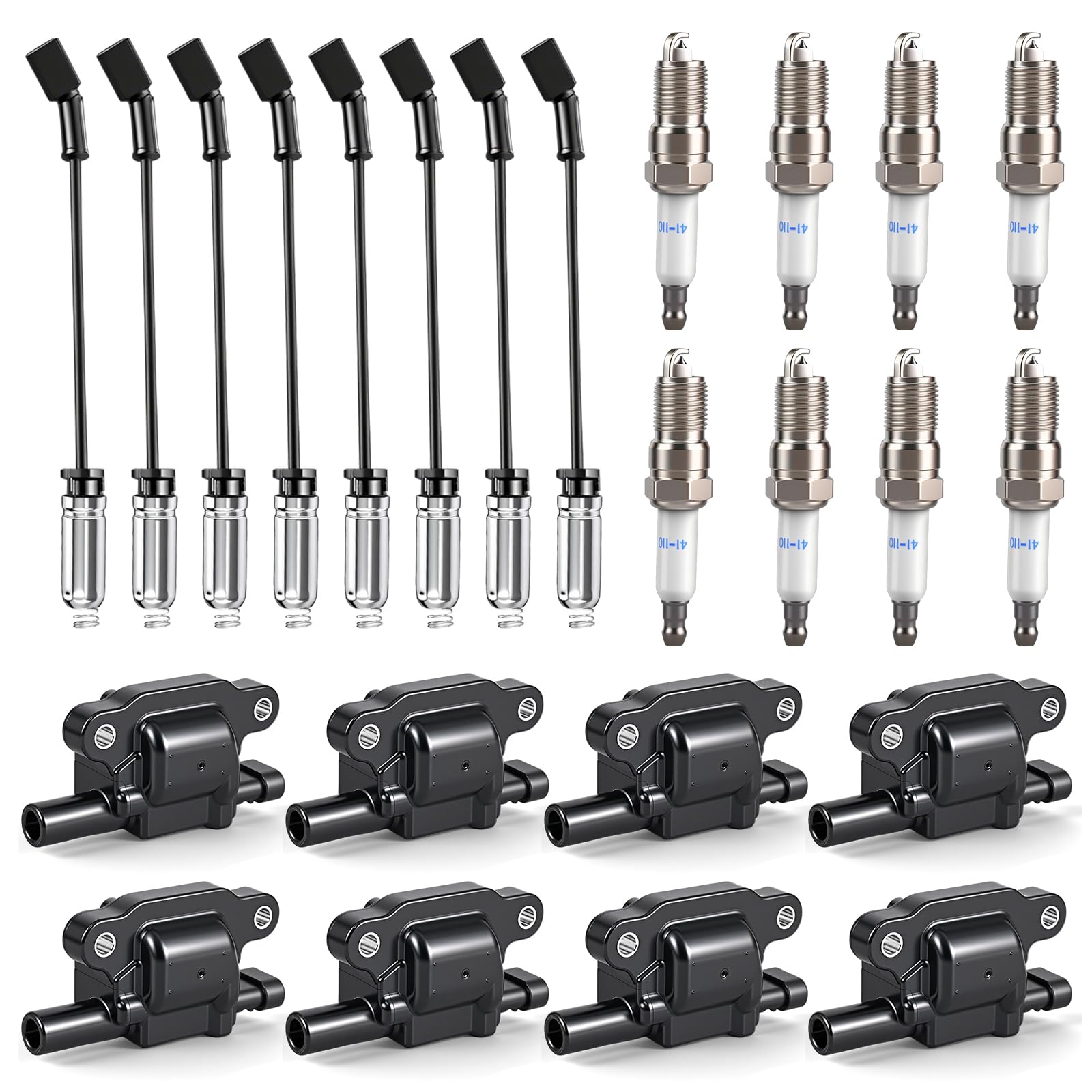 Yikesai UF413 ignition coils pack, compact square design for reliable ignition and smooth idle.