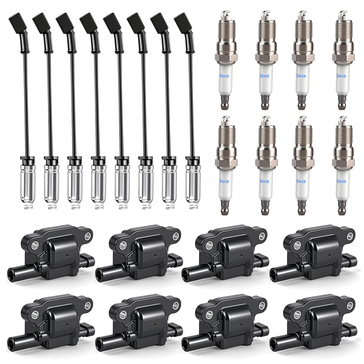 Yikesai UF413 ignition coils pack, compact square design for reliable ignition and smooth idle.