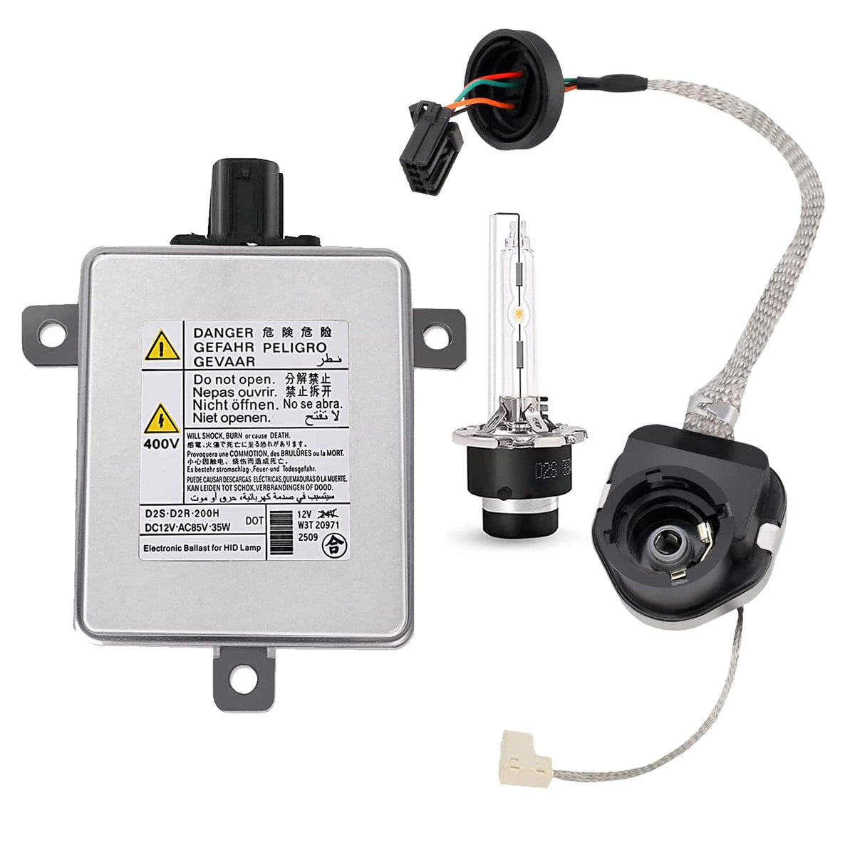 Yikesai W3T19371 Xenon ballast-igniter kit ready for HID replacement