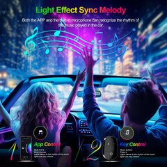 YiLaie DIY mode LED effects personalize vehicle ambiance