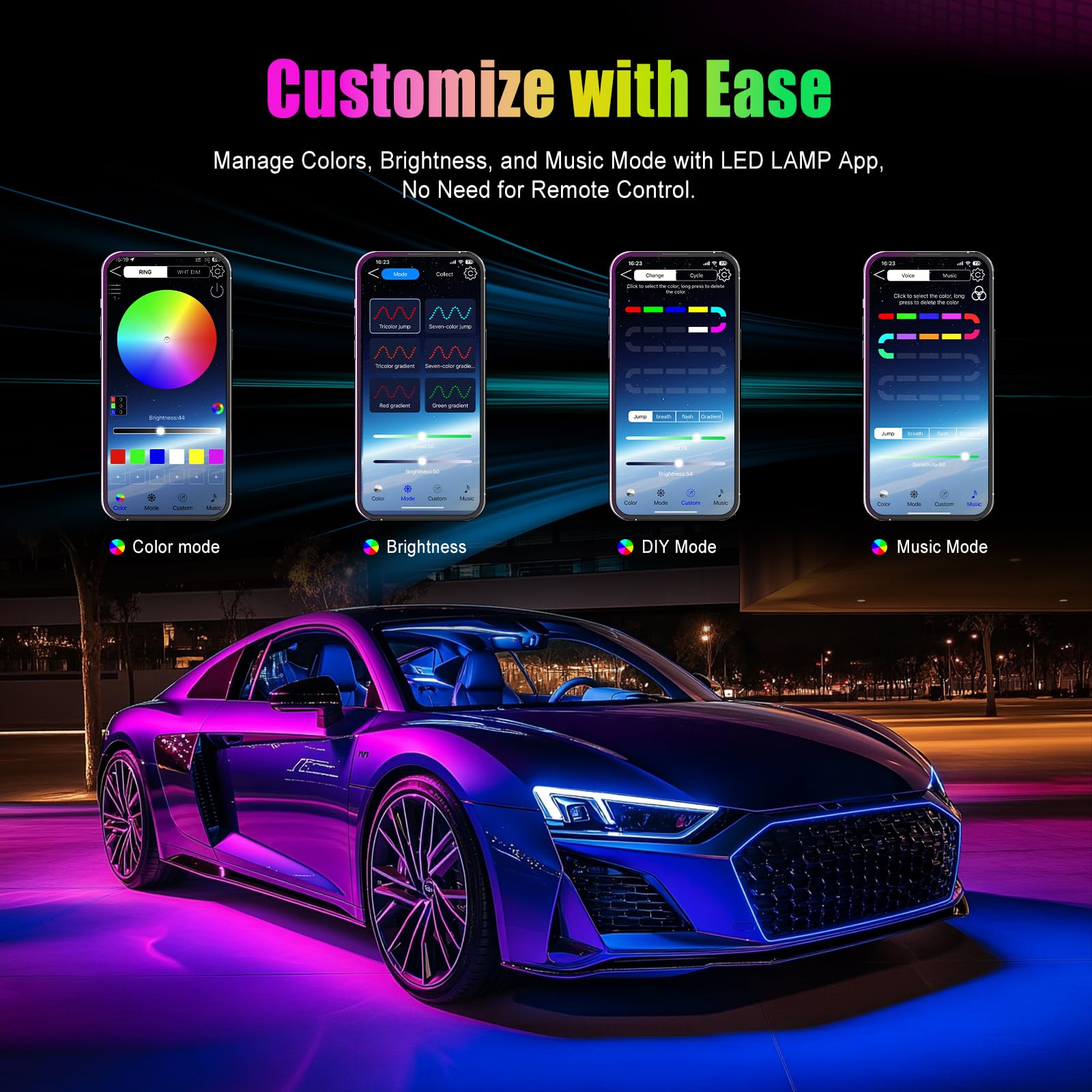 YiLaie music-sync LED lights react to your tunes