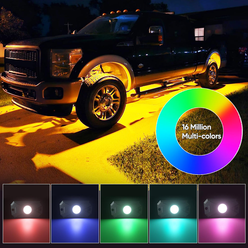 YiLaie 50 000-hour LEDs offer long-lasting color enjoyment on rugged terrain.