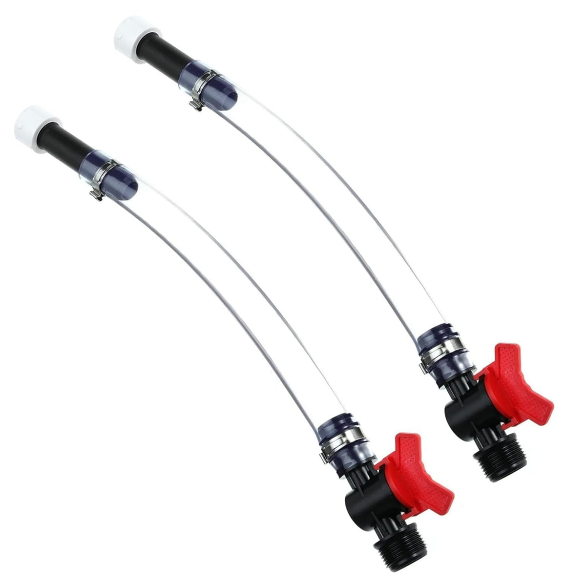 Yilenxuri deluxe racing fuel hose with ball valve for adjustable flow