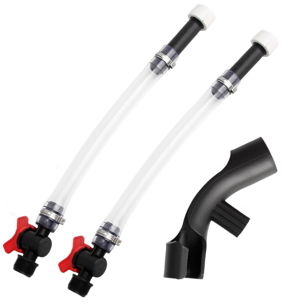 Yilenxuri gas can racing hose with ball valve for smooth fuel flow during pit stops.