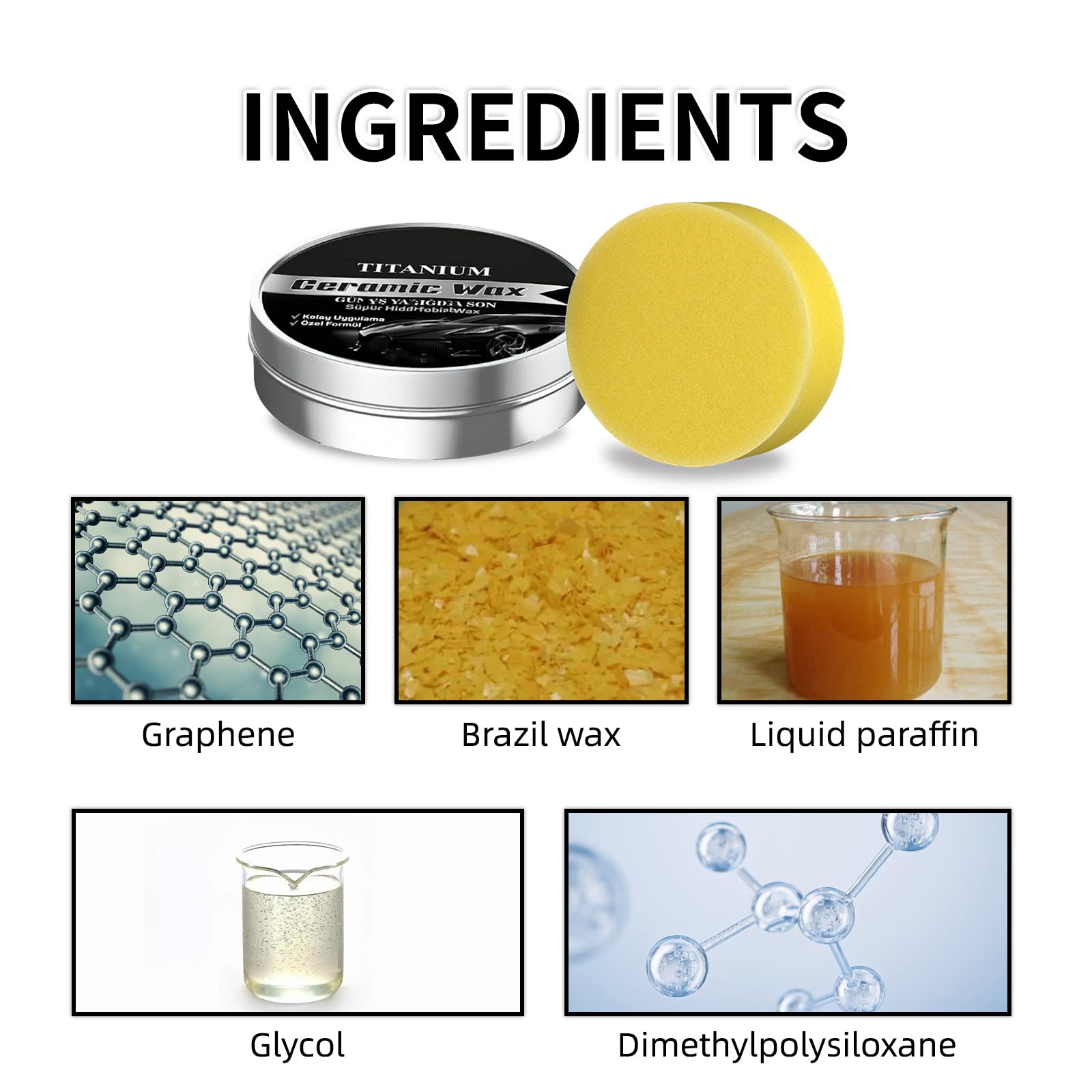 YILEST brazil wax ingredient highlights premium formula enriching protection.