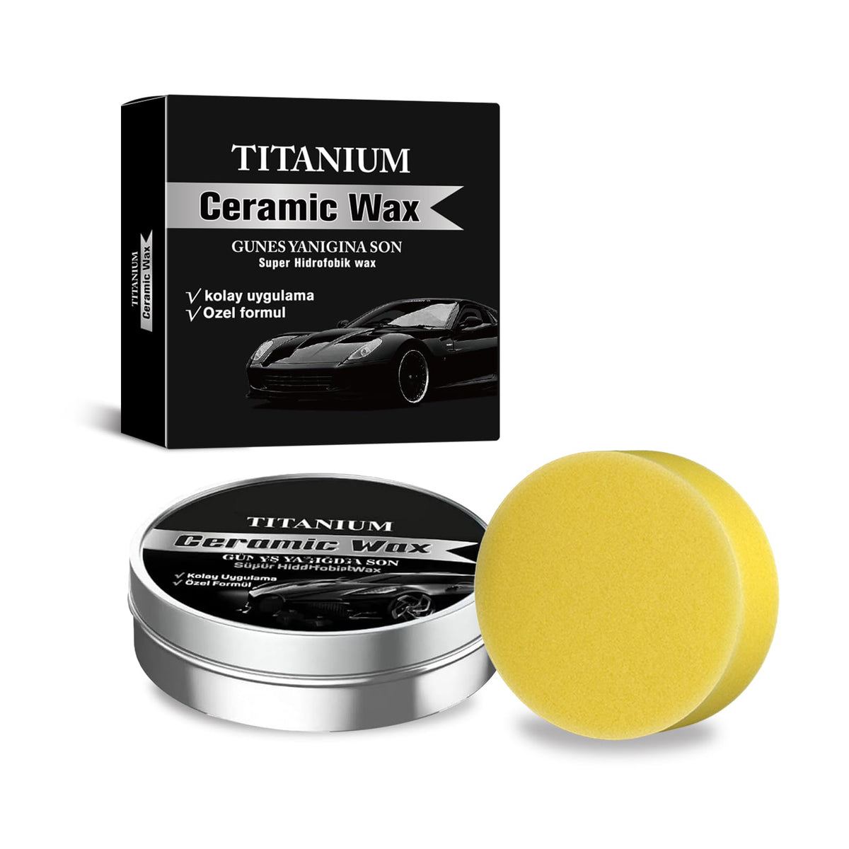 YILEST titanium ceramic wax bottle ready for easy application and durable protection.