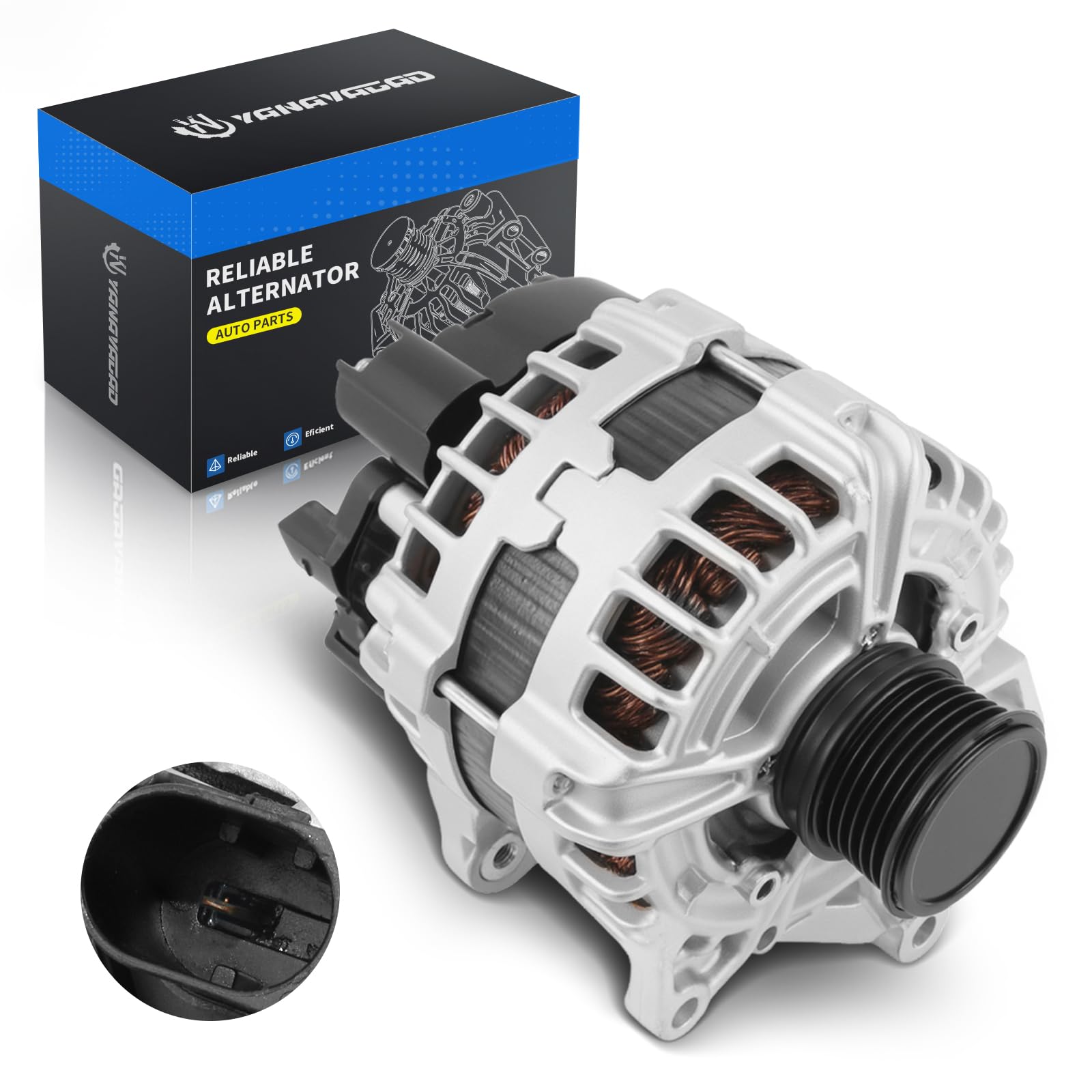 YINAVAGAD 20571N alternator for Mercedes C300 W205 with stable power delivery
