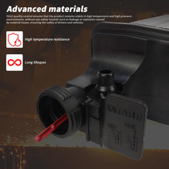 YINAVAGAD OEM-compatible reservoir fits BMW E46 and X3/X5 models for easy replacement.