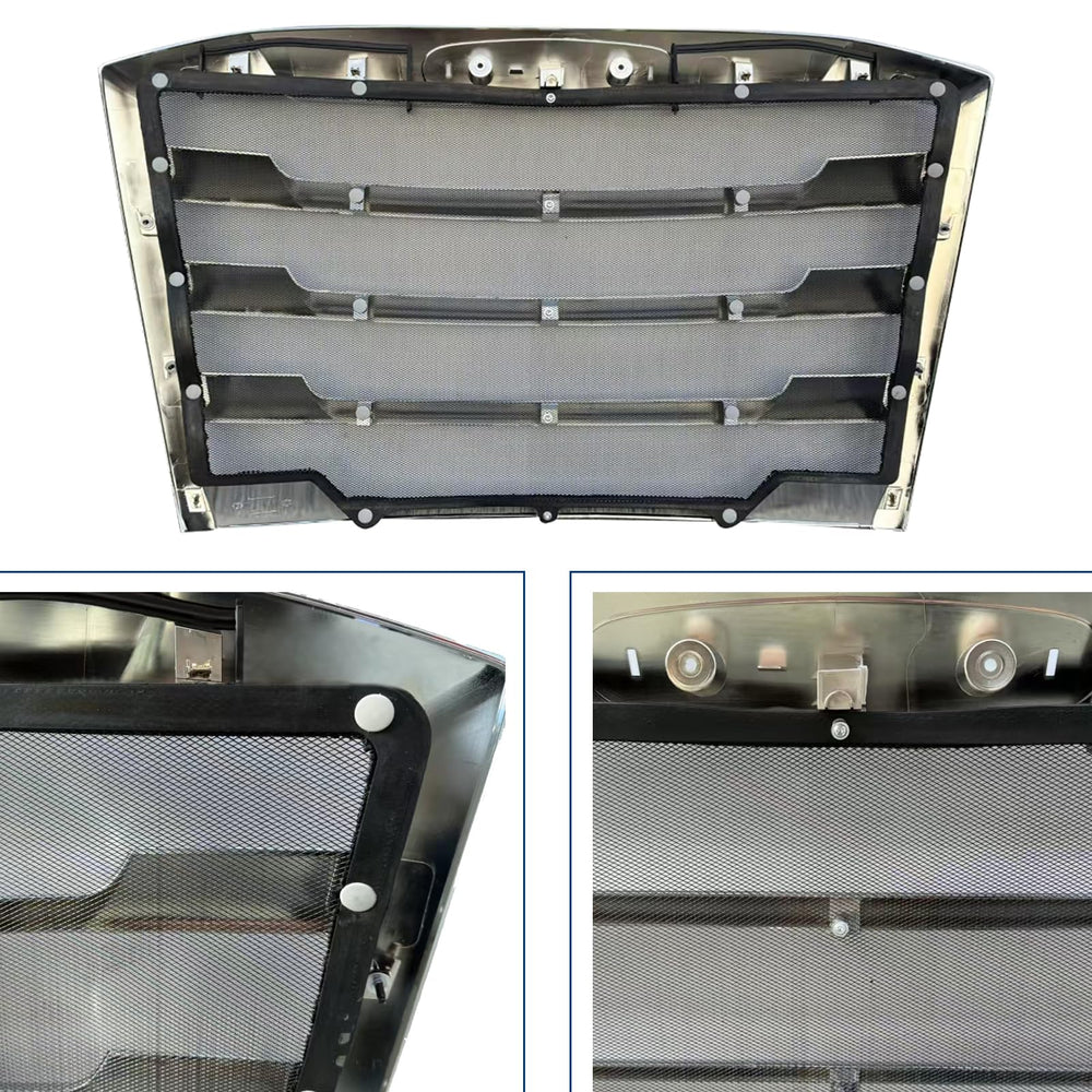 Yingtour chrome grill protecting radiator and condenser from debris