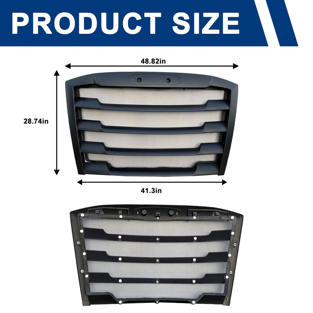Yingtour grill close-up shows ABS black finish and smooth surface.