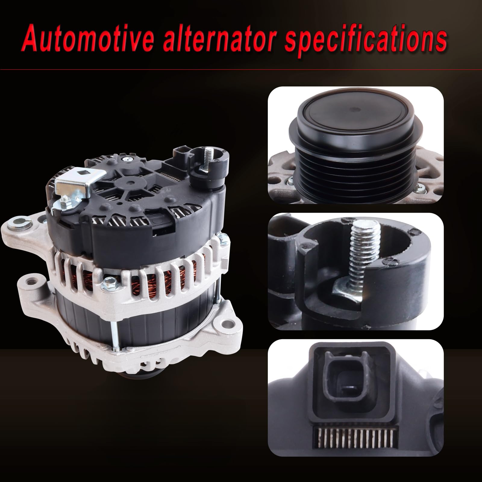 YINHEXYON product label on alternator for quick verification