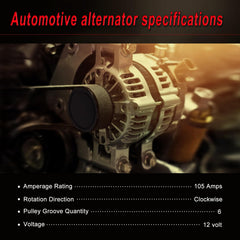 YINHEXYON Honda Fit side profile of alternator