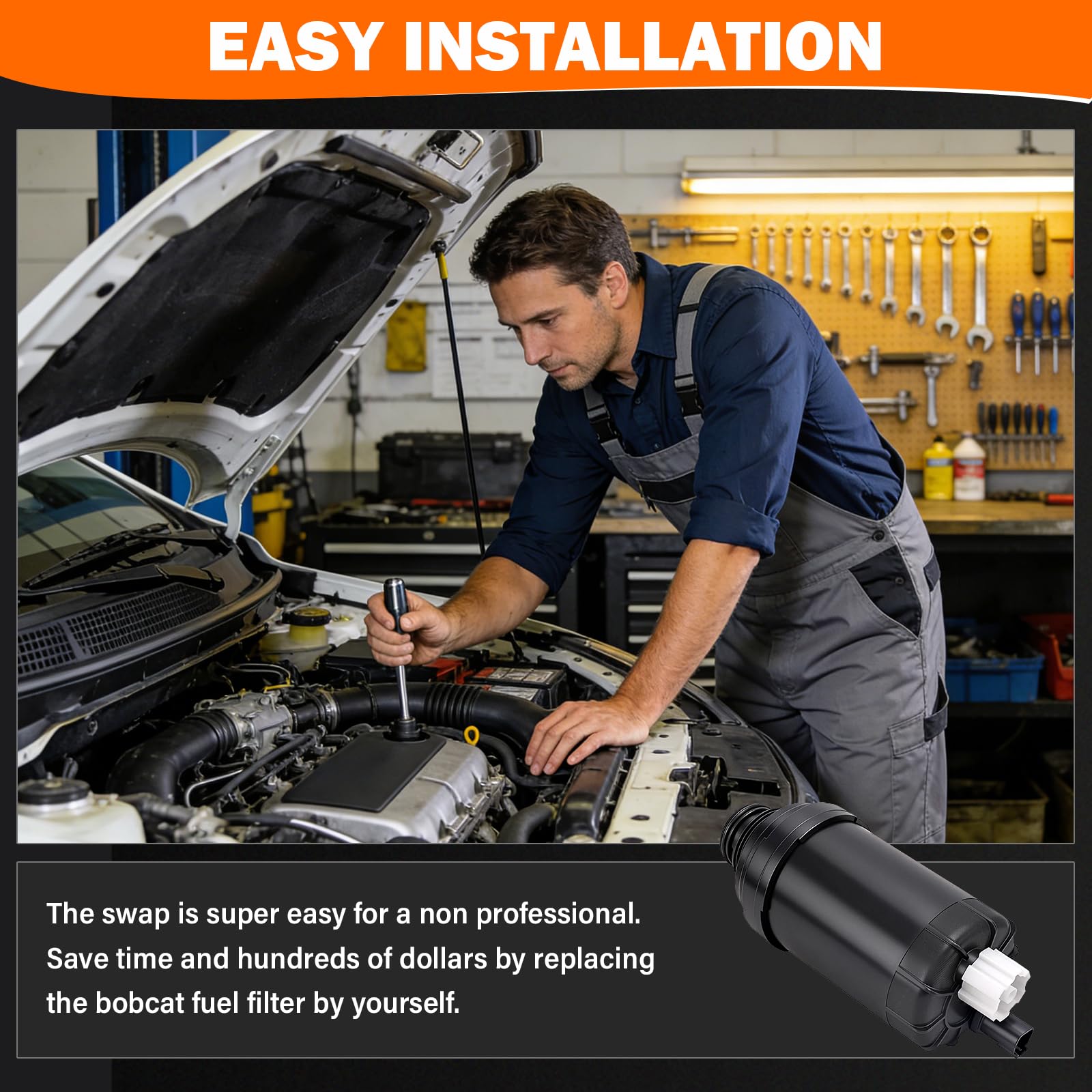 Yinlowa 12-month warranty included for purchase confidence on Bobcat parts.