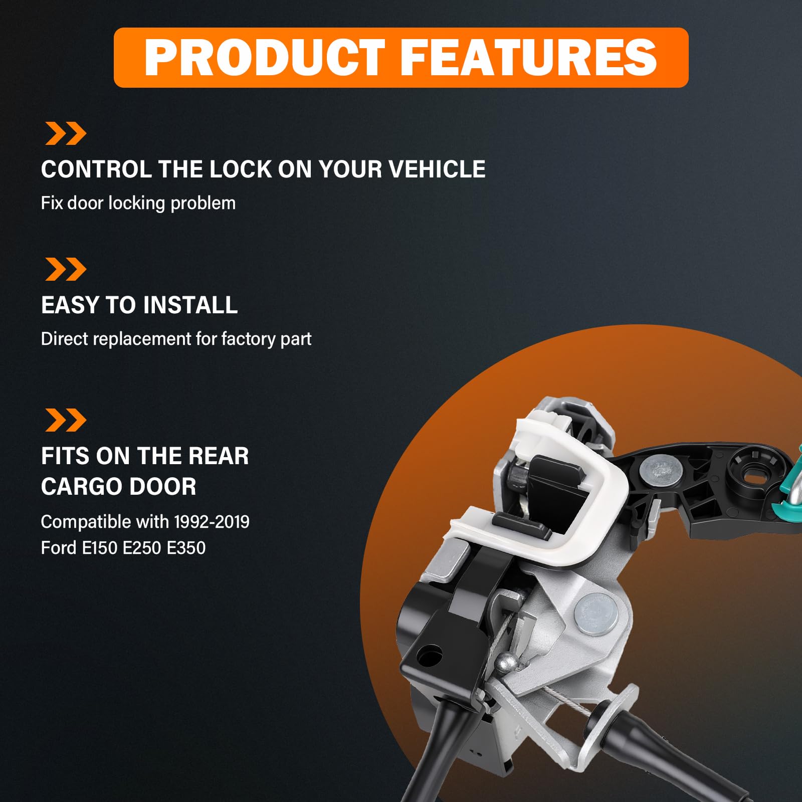 Warranty information graphic for Yinlowa latch