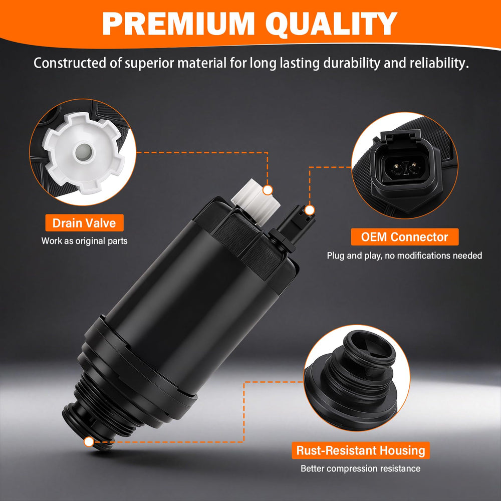 Yinlowa 3-layer media filter removes water and debris for cleaner fuel in Bobcat engines.