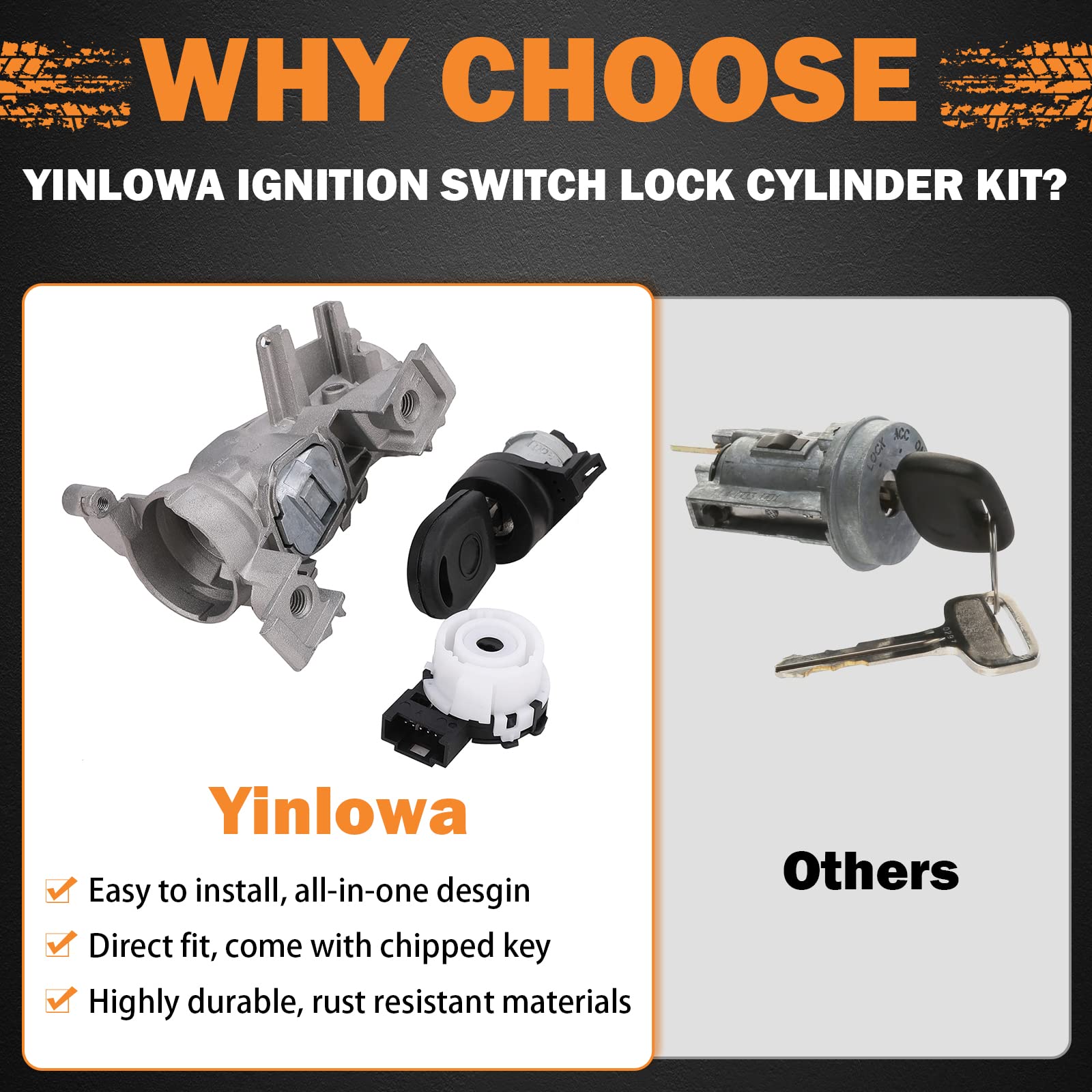 Yinlowa DIY-friendly design highlights easy installation with minimal tools.