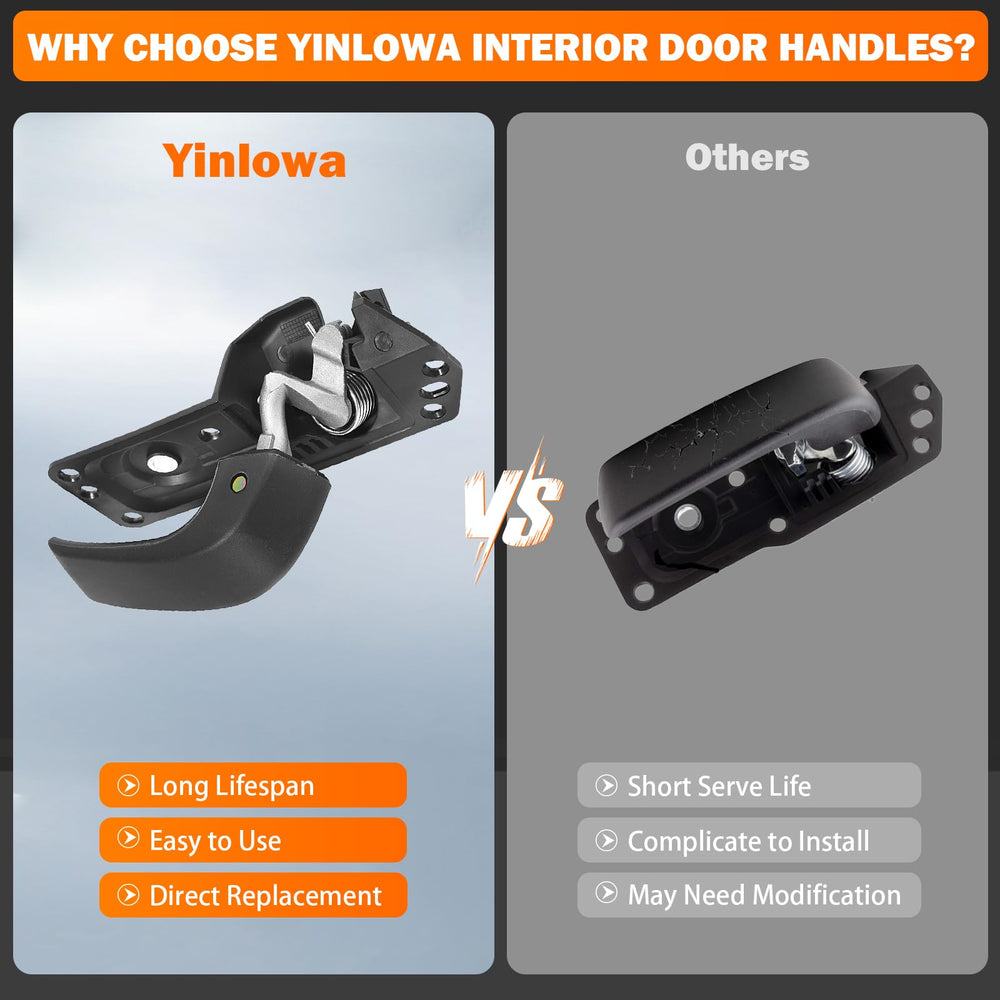 Yinlowa front left door handle for Cadillac Escalade restores premium look and smooth pull.