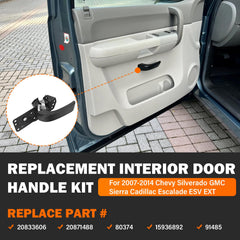 Yinlowa front left door handle for Chevy Tahoe provides durable replacement and easy interior use.