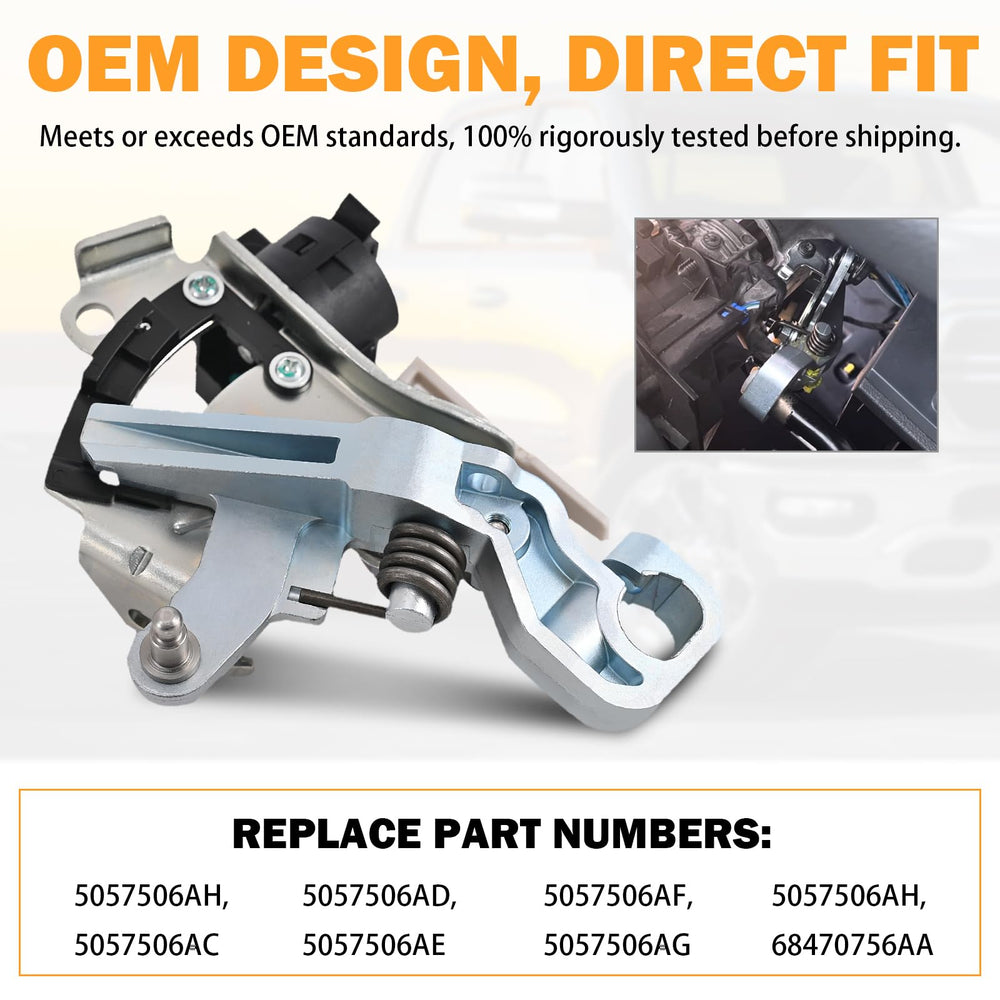 Yinlowa gear shift bracket installed on Ram demonstrating secure gear selection