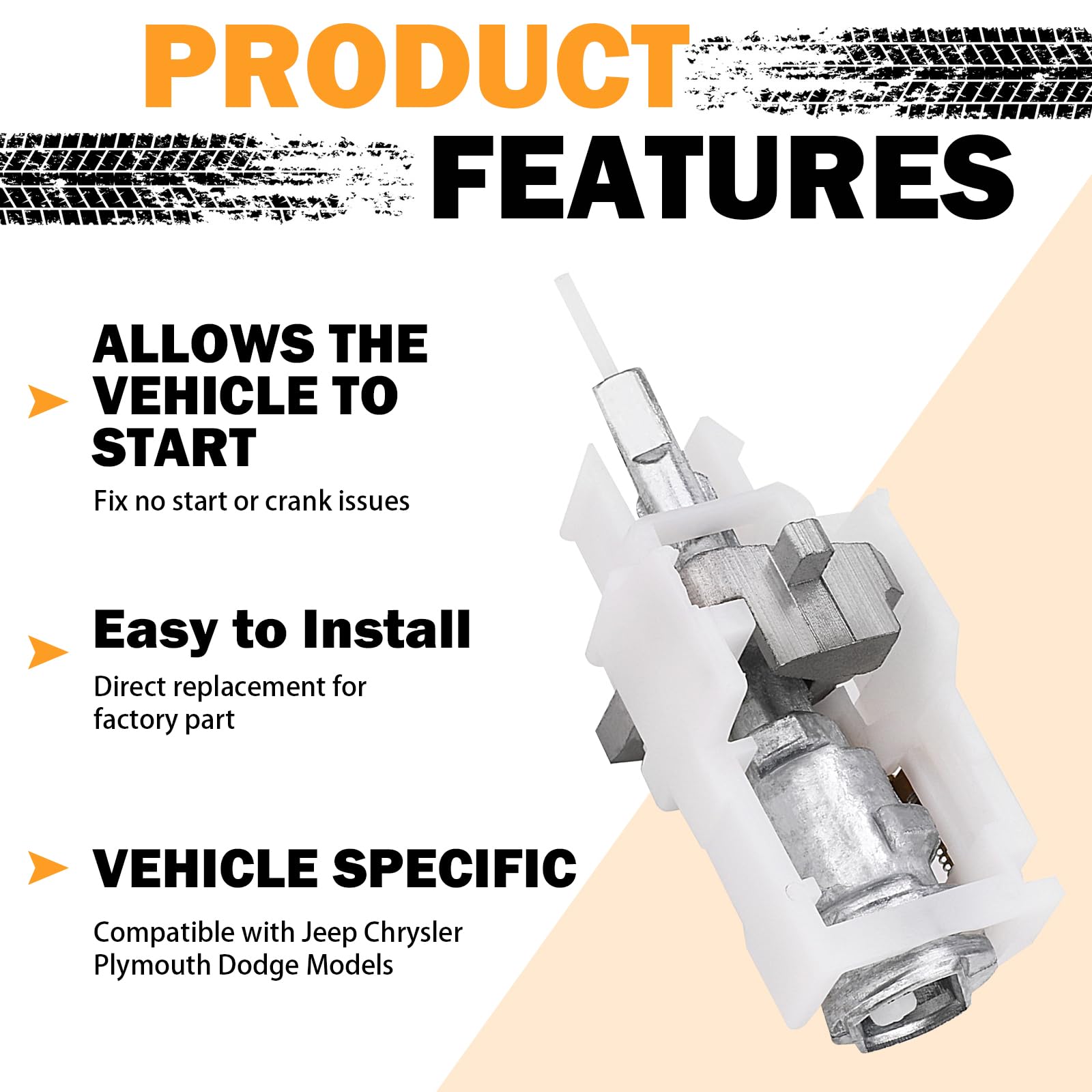 Yinlowa Jeep Wrangler ignition pin installation demonstrates quick fix.