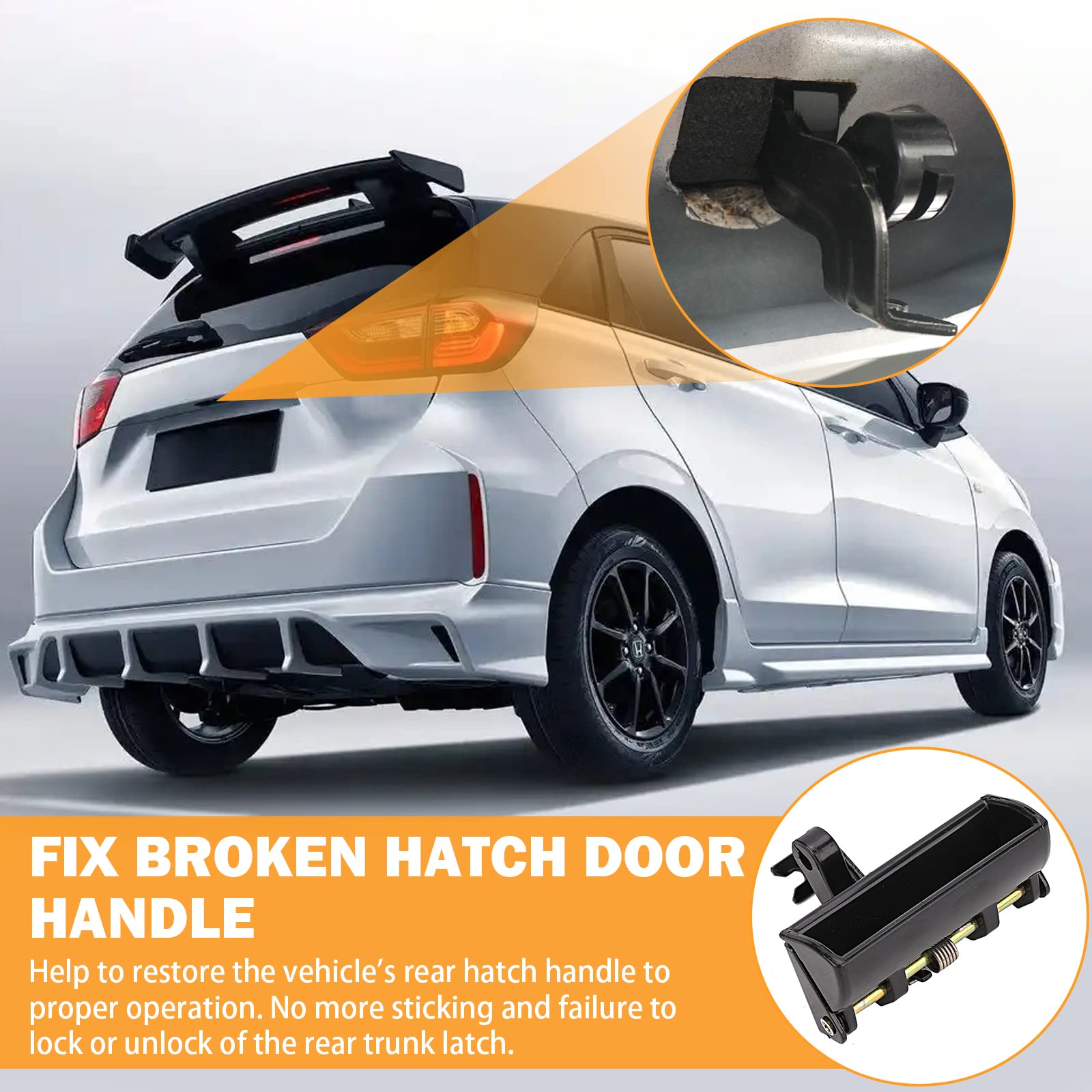 Yinlowa replacement part for Honda Fit, matches factory numbers 74810-S6A-003.