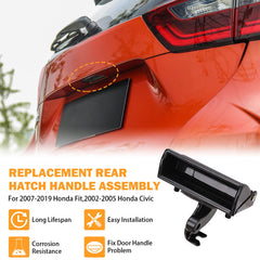 Yinlowa tailgate liftgate handle, sturdy metal parts ready for weather-resistance.