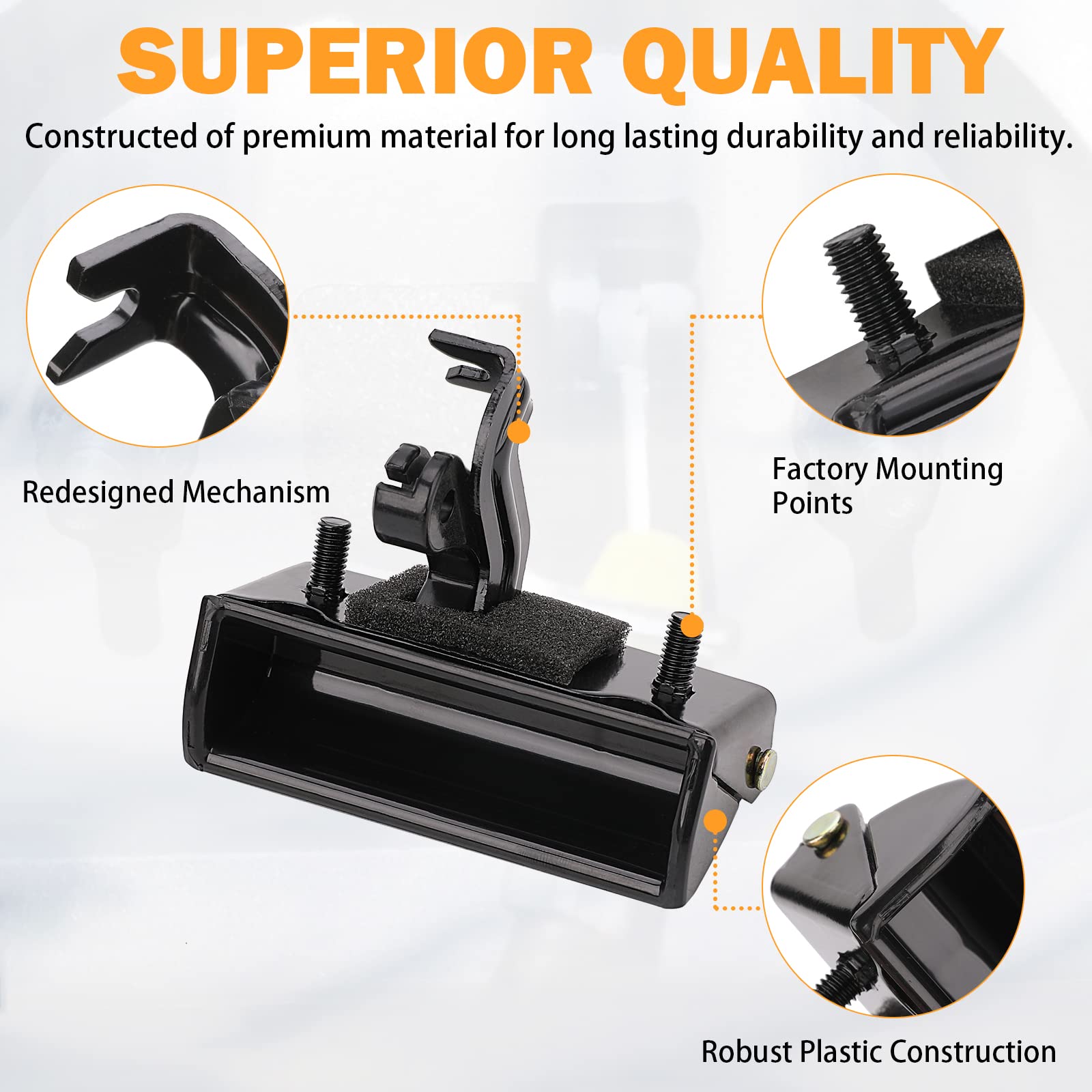 Yinlowa trunk latch release assembly, restores easy trunk access with upgraded spring.