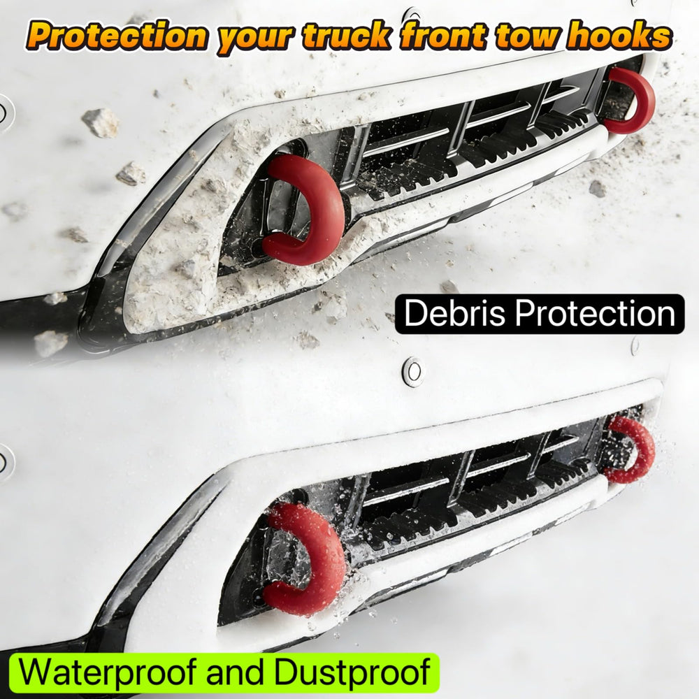 Yinnianets all-weather protection keeps tow hook clean during off-road or highway use.