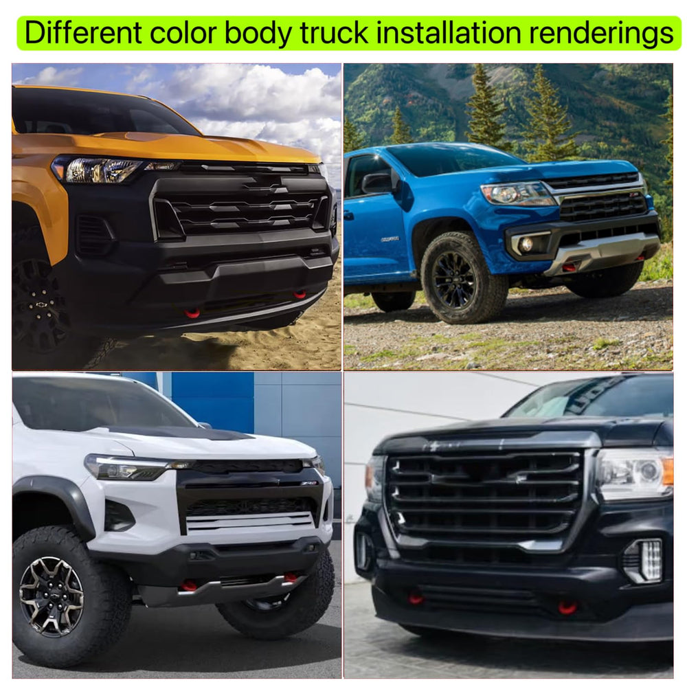 Yinnianets red tow hook cover adds personalized aesthetics and protection