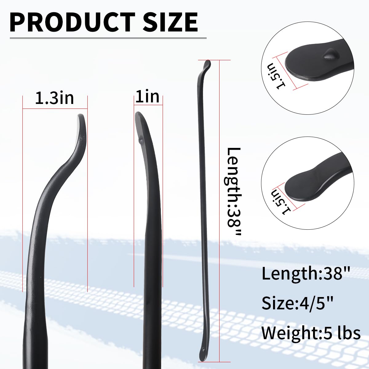YINZIDUOLAI solid steel tire iron demonstrates durability for roadside changes