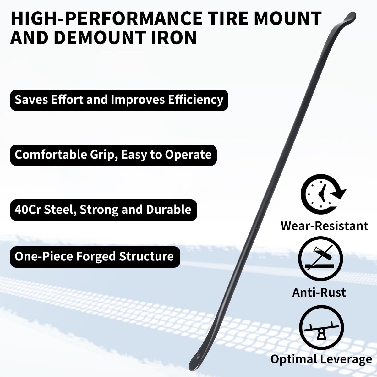 YINZIDUOLAI tire mount demount lever enables efficient changes