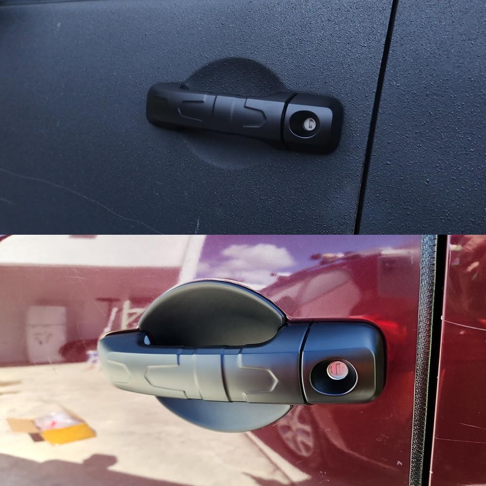 Yipmotiv FJ Cruiser side view door handle cover shows seamless fit