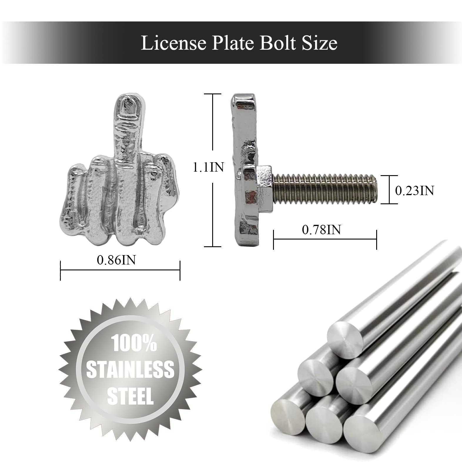yisige stainless steel bolts close-up showing rust resistance