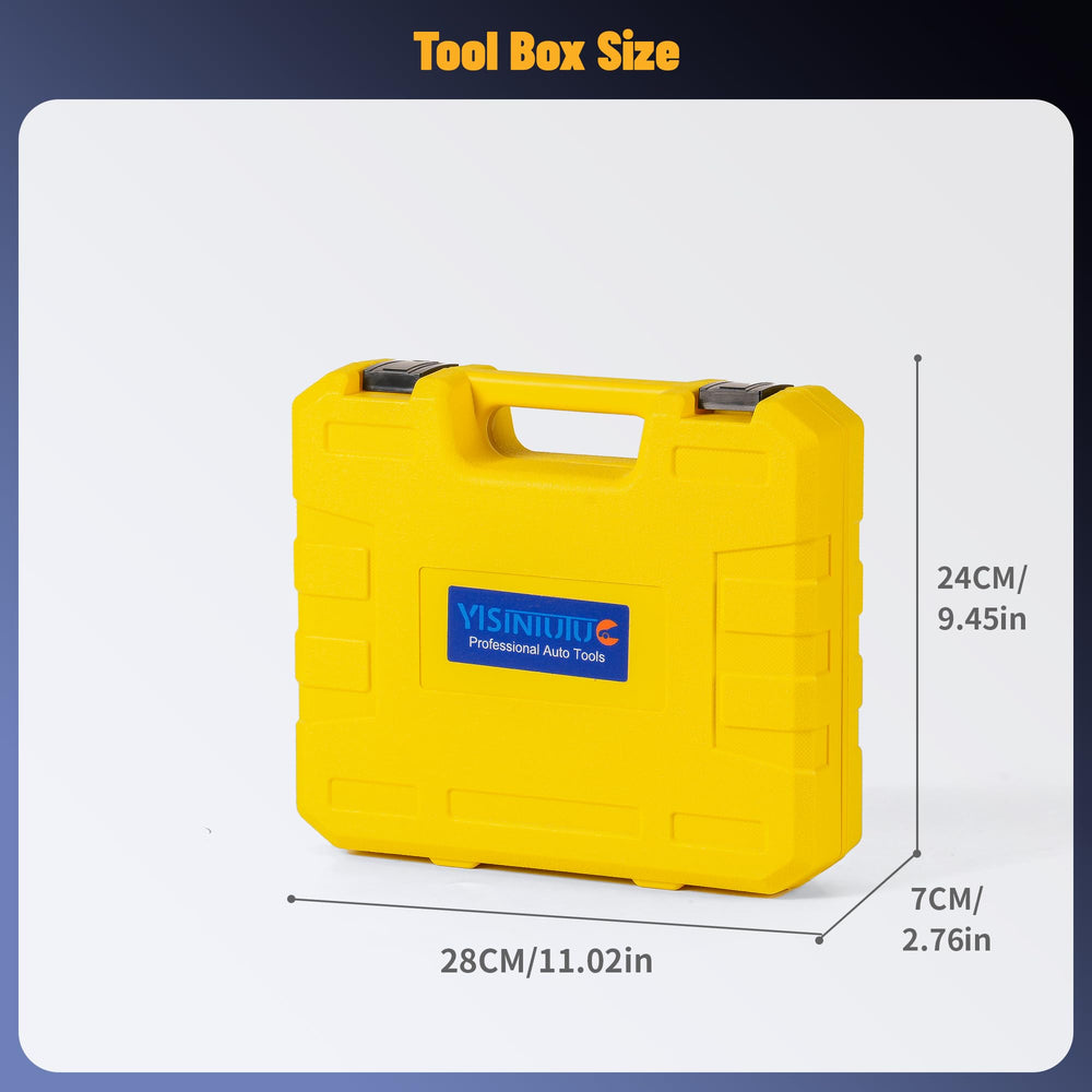 Compact design fits in a tool bag for on-demand brake maintenance.