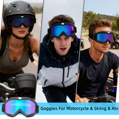 YISUGOOC goggles with UV protection support for sunny outdoor rides