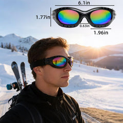 YISUGOOC goggles with HD lenses delivering clear anti-fog vision
