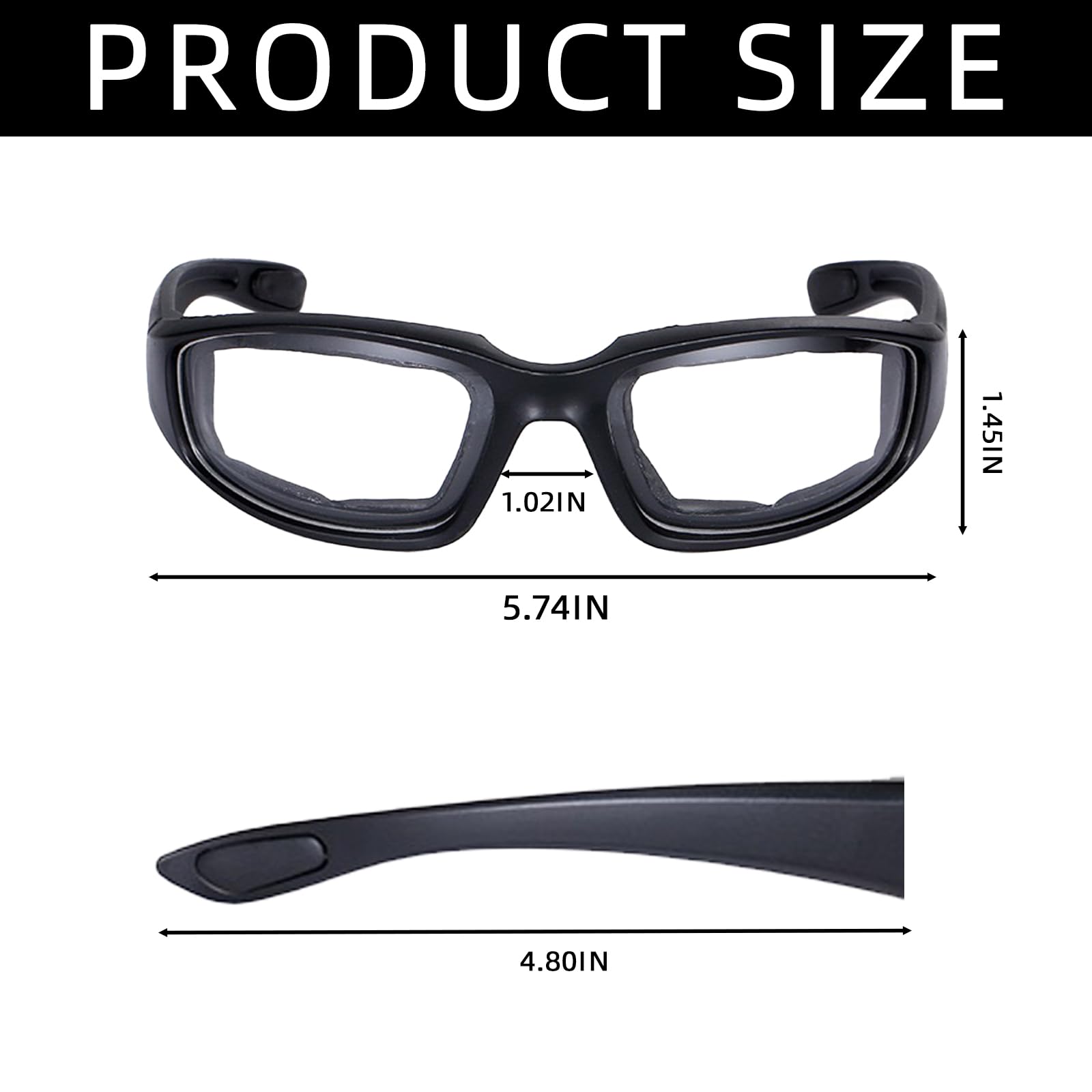 Ultra lightweight design about 0.9 oz per pair for all day wear