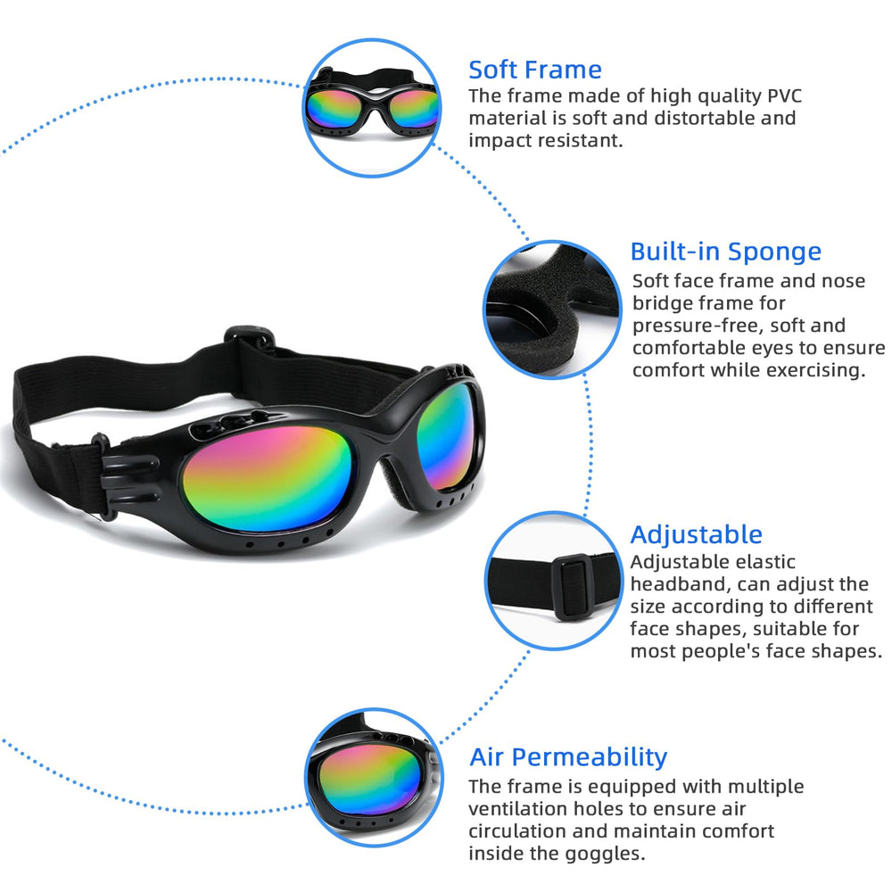 YISUGOOC soft foam interior for comfortable eye protection