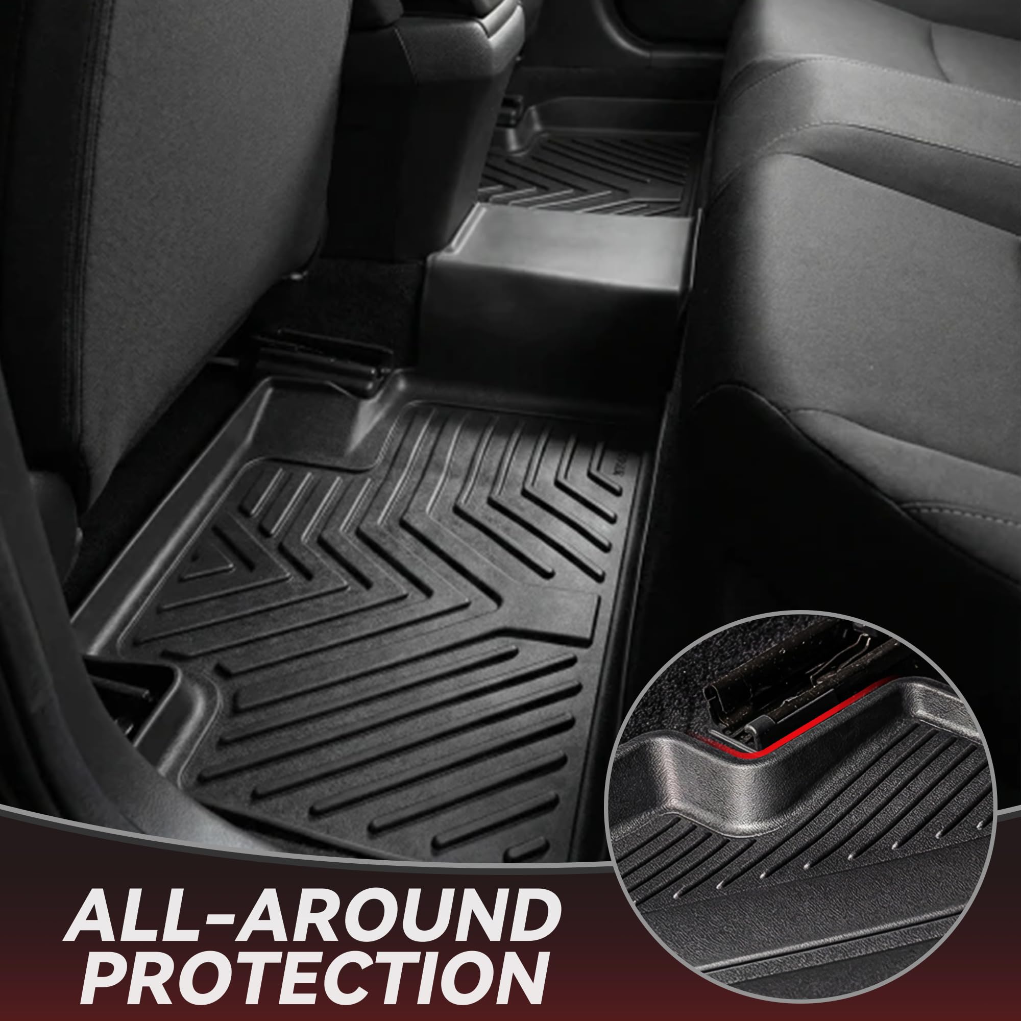YITAMOTOR Civic mats with non-slip edge stay in place when wet