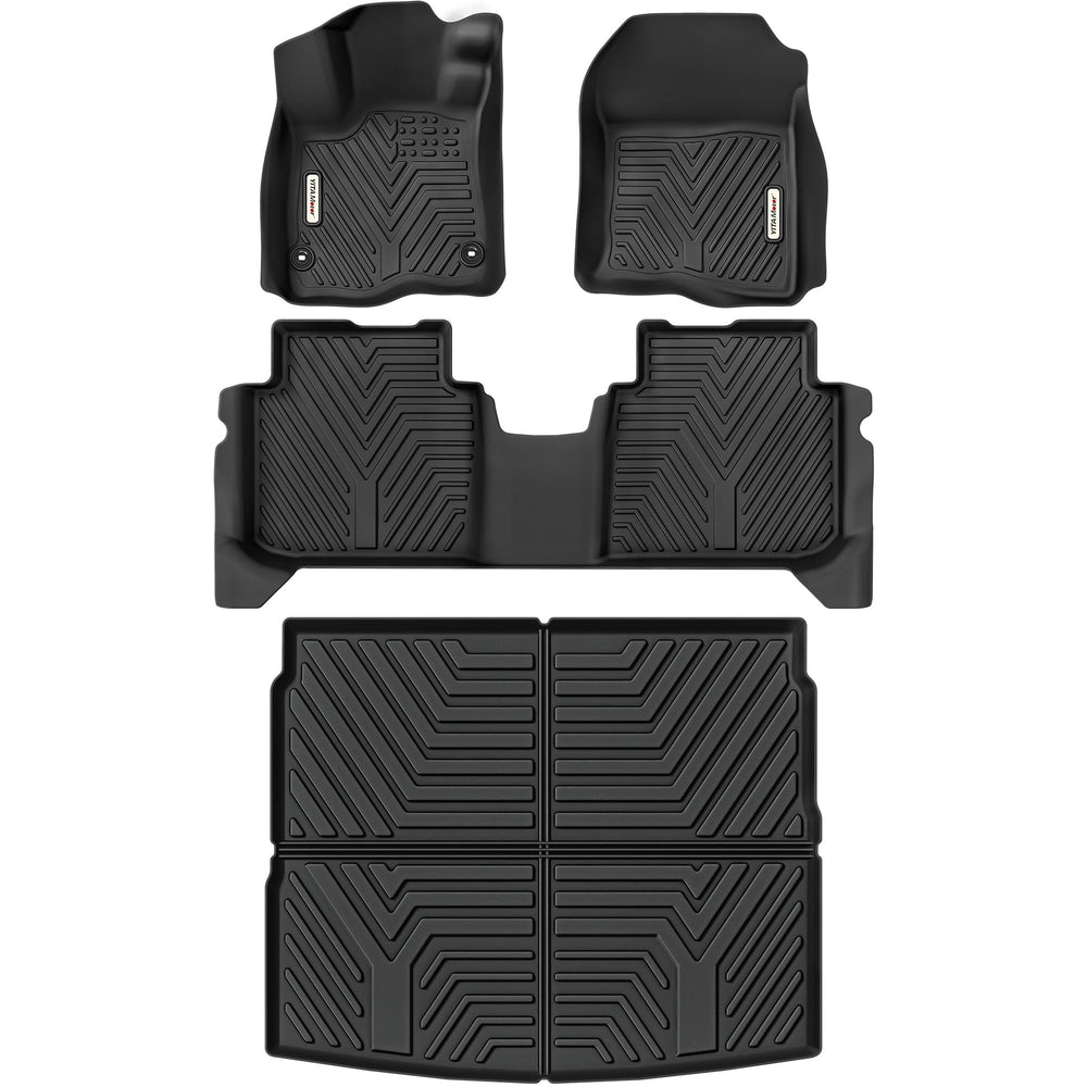 YITAMOTOR CR-V floor mats upper position protect cargo area from spills and dirt.