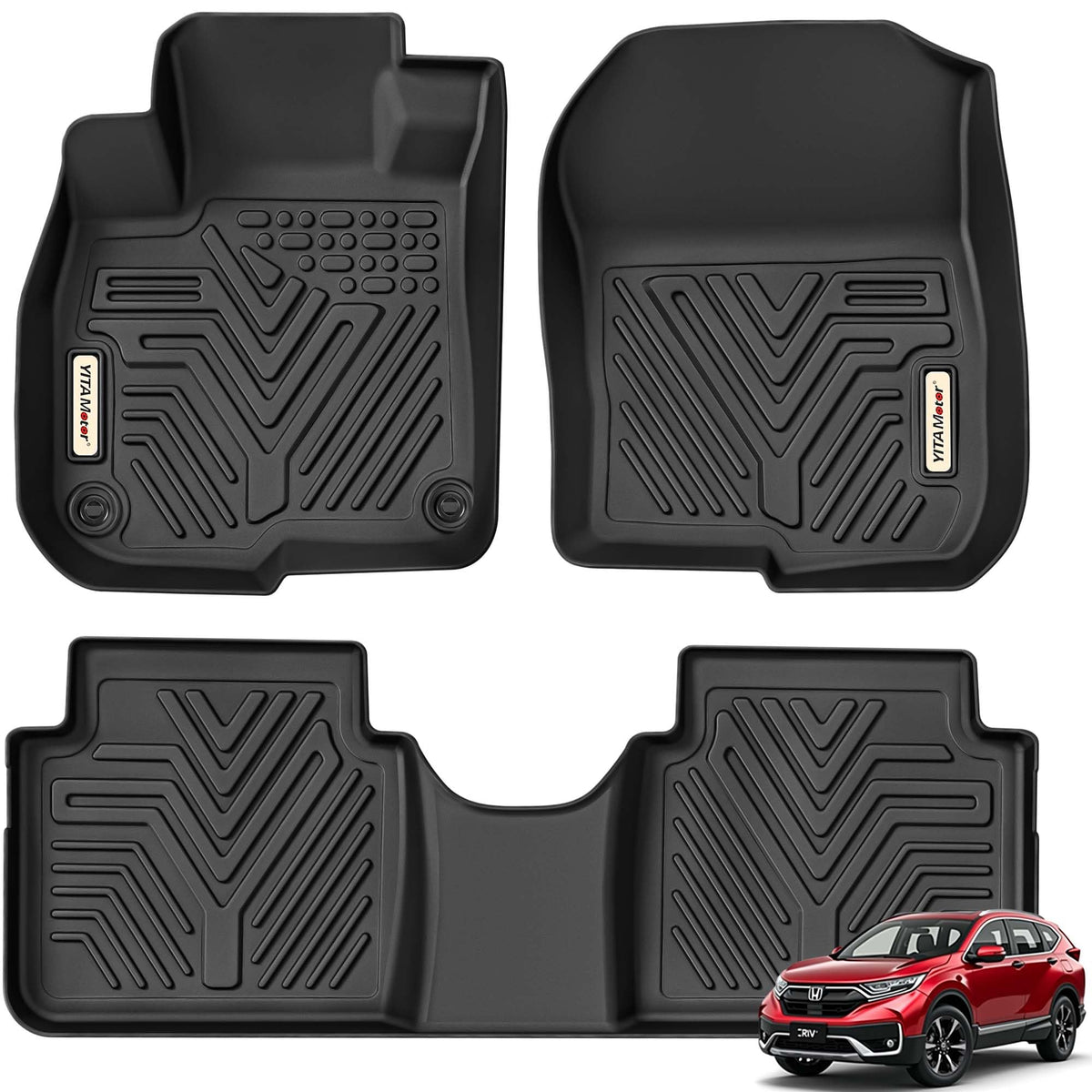 YITAMOTOR CR-V front row mats provide precise fit and full protection.