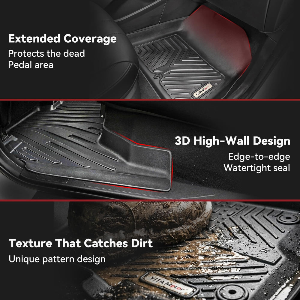 YITAMOTOR CR-V mats after washing show easy-clean surface.