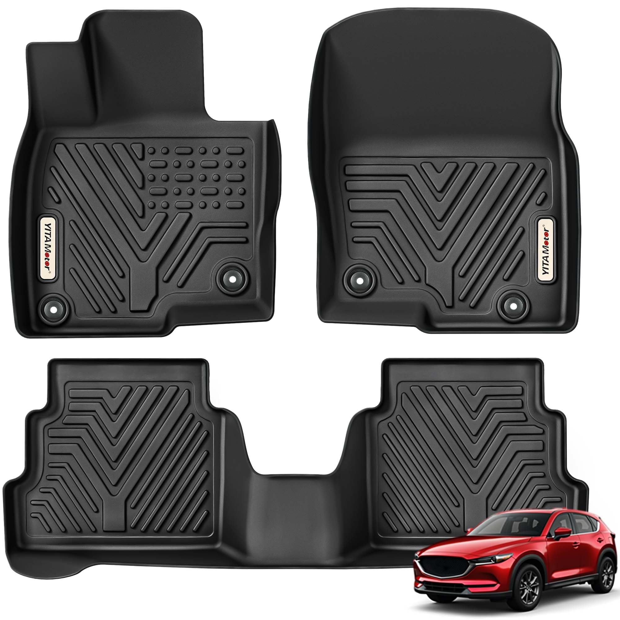 YITAMOTOR CX-5 floor mats for front row left offer precise fit and debris trapping.